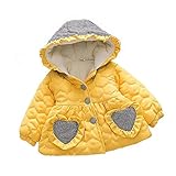 Mycu コート 子供服 女の子 赤ちゃん服 冬季 ジャンパー ジャケット アウター フード付き 厚手 長袖 暖かい 上着