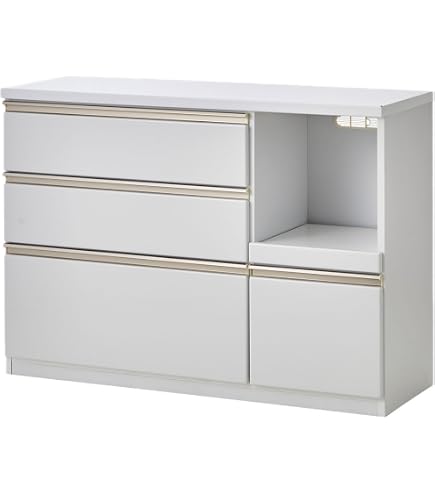 Amazon｜キッチンカウンター 120 セラミック キッチン収納 奥行50 幅