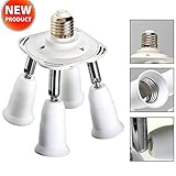 E26 E27 Universal lamp holder Lamp Bulb Socket,Kyson 4 in 1 E26 E27 Light Lamp Bulb Base Holder Sock