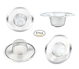 warmtreeステンレススチールKitchen Sink Strainer – 4.5 "直径、4のパック