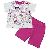 【本体綿100％】2018年 夏物 アンパンマン メッシュ 線描きプリント 半袖パジャマ Anpanman ピンク◇95cm