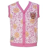 2017年 春物 アンパンマン 裏毛起毛 総柄ベスト ANPANMAN ピンク◇95cm