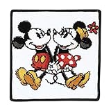 Disney（ディズニー）シェニールミッキー＆ミニー タオルハンカチ