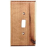 Sierra Lifestyles Traditional Switch Plate, 1 Toggle, Alder by Sierra Lifestyles