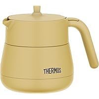 サーモス 真空断熱ティーポット ストレーナー付き 450ml ベージュ TTE-450 BE