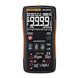 volflashy マルチメーター ANENG Q1 True-RMS デジタル マルチメータ ボタン 9999 アナログ バー グラフ AC/DC 電圧 電流 オーム アンメータ
