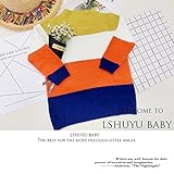 春の新型ボボセーター版男女童彩条で长款セーターで小童1-3-5歳潮 [並行輸入品]