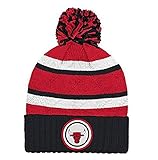 NBA Mitchell & Ness Jersey Stripe Hi FiveニットHat with Pom