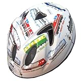 TETE　 幼児・子供用ヘルメット軽量モデル　スプラッシュハート　 トレイン　ホワイト 【サイズ】S　(52-56cm）約240ｇ　年齢目安　3～6歳