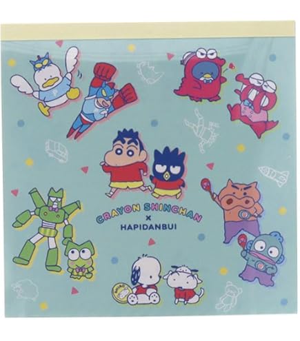 Amazon.co.jp: クレヨンしんちゃん[メモ帳]シール付きスクエアメモ