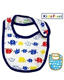 【子供服】 Kids Foret (キッズフォーレ) ぞう柄スタイ B35817