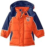 iXtreme Baby Boys 'リップストップアクティブスプラッシュPuffer Coat カラー: オレンジ