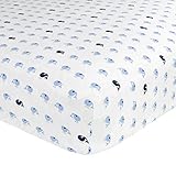 Just Born Cotton Fitted Crib Sheet, Jonah by Just Born