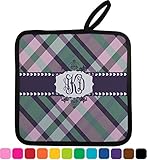 Plaid with Popポットホルダー( Personalized )