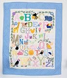(ラナイブルー）ベビーキルト パッチワーク ハワイアンキルト タペストリ 100X125cm?