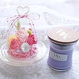 【母の日】ＮＥＷ♪　【即日出荷】【お祝い ギフト 誕生日 】 プリザーブドフラワー &アロマキャンドルセット「マリーアントワネット」『ウッドウィック　ラベンダー♪』