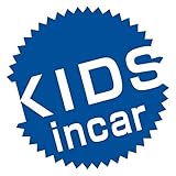 imoninn KIDS in car ステッカー　【パッケージ版】　No.39　丸型ロゴ　（青色）