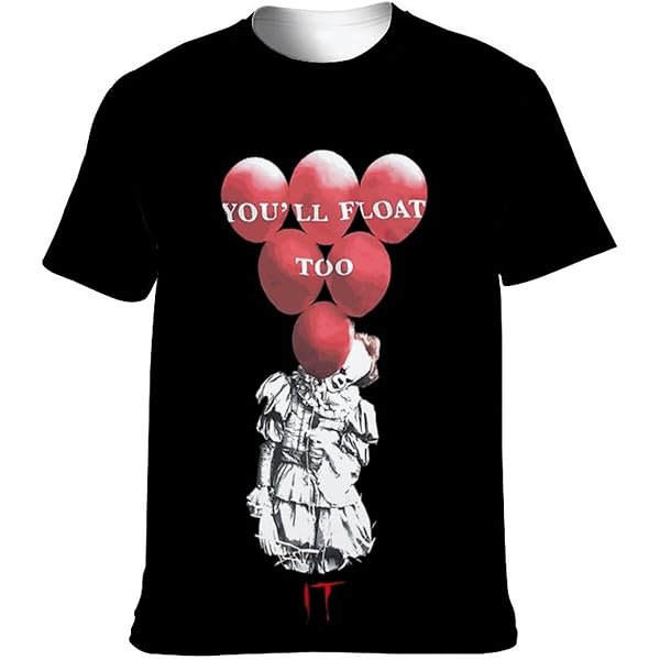 Amazon.co.jp: Tシャツ IT イット ペニーワイズ 半袖 メンズ