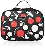 ハンナフラ(Hanna Hula) おむつポーチ(マルチポーチ) ブラックチェリー