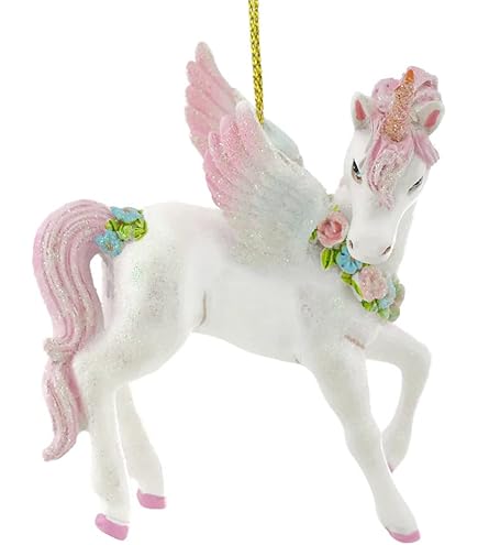 Amazon.co.jp: Kurt Adler 2個セット 4インチ 虹色 パステル