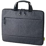 エレコム パソコンケース PCケース Surface Laptop 5 (2022年) Laptop 4 (2021年) Laptop 3 (2019年) 15インチ ケース ポケット付 ハンドル収納可能 カジュアル生地 ブラック BM-IBMSL2115BK