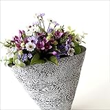 花瓶 陶器 フラワーベース 花器 おしゃれ 口広 陶器のベース ドルチェスモール [sik1115]