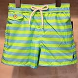 (ラルフローレン)RalphLauren　ストライプショーツ グリーン×ブルー (18m)水着 [並行輸入品]