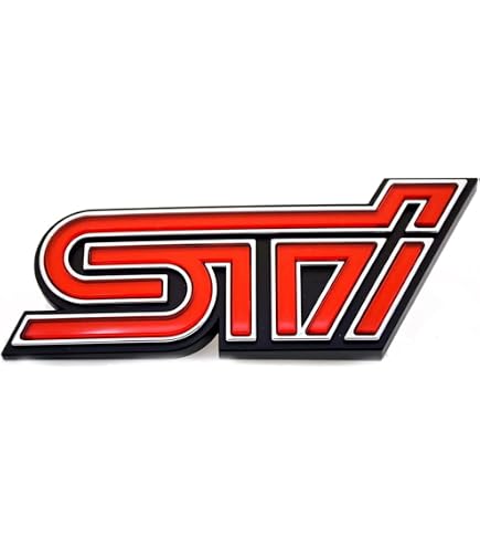 Amazon | 【スバル純正】STI【チェリーレッド フロントオーナメント