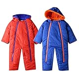 (ブルー/80cm)ベビー服 男の子 カバーオール ジャンプスーツ 長袖 Moujonjon ムージョンジョン 中綿 ボア タフタ 星柄エンボス ワッペン装飾 カバー付き 男児 ベビー