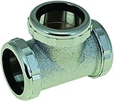 NationalブランドAlternative gidds-56155 1 – 1 / 2 " x 1 – 1 / 2 " x 1 – 1 / 2 "スリップジョイント3ウェイT型クローム