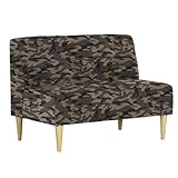 arne ソファ 二人掛け アームレス 日本製 完成品 Lunch 3×5 迷彩 ナチュラル脚 ベージュ