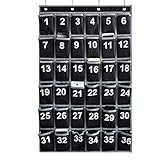 ZKOO Numbered教室Sundriesクローゼットポケットチャート携帯電話用のホルダー壁ドアHanging Organizer