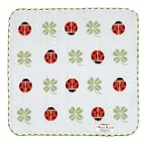 シンジカトウ ひだまり暮らしの和タオル タオルチーフ てんとう虫とよつば SKTC014-30