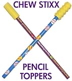 CHEW STIXX PENCIL TOPPERS GRAPE FLAVORED by THE SENSORY UNIVERSITY [並行輸入品]