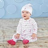 ベビーアスペン Baby Aspen 女の子用フラミンゴさん前開き足つきカバーオールxキャップ豪華2点セット(ギフトBOX入り) [並行輸入品]