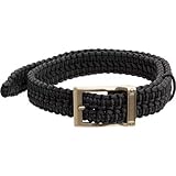 TIMBERLINE Paracord Survival Belt, Black, Large [並行輸入品]