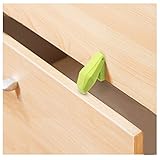 Jiuhong 4 PCS Simple Self Adhesive Child Baby Safety Drawer Lock Cabinet Lock Stops for Child Proofi
