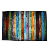 yjydadaダイニングルームカーペットShaggyソフトエリアラグ寝室長方形床マット40 x 60 cm