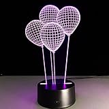 バルーン3d夜ライトリビングダイニングルーム装飾照明LEDデスクテーブルランプ子供友達ギフトバレンタインデーのムードライト