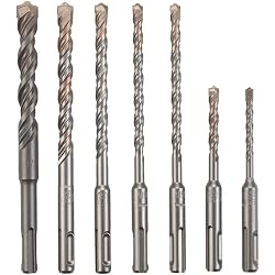 Rotary Hammer Drill Bits Set \u0026 Chisels 