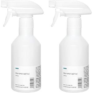 【2個セット】霧吹き 遮光 スプレーボトル アルコール対応 スプレーが繊細 スプレー型小分けボトル アルコール 2種類の噴射モード 白色で 光を透過しない性質を備えてある 除菌 虫除け 園芸 液体詰め替え用ボトル 大容量 家庭用 (350ml(*2個))