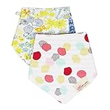 ベビー 三角スタイ 三角バンダナ リバーシブル オシャレな ２枚セット【 nanoCaret^ 】 (Ｄ)