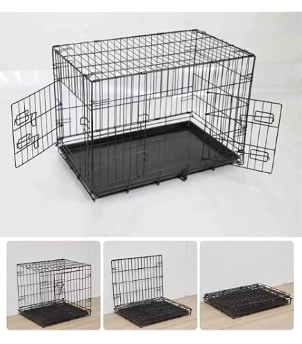 Amazon.co.jp: ペットケージ 136x79x84cm 室内外兼用 犬 猫 トレー付き