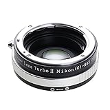 中一光学 (ZHONG YI OPTICS) フォーカルレデューサー マウントアダプター Lens Turbo II N/G-m4/3 (ニコンFマウント(Gシリーズ対応)レンズ → マイクロフォーサーズマウント)