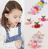 【爱莉セレクトショップ】ヘアピン かわいい ヘアゴム こども ヘアクリップ12点ベビー 髪飾り リボン 髪留め ヘアアクセサリー キッズ 子供 髪飾り(スプリング ヘア　クリップ）