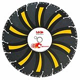 MK Diamond 164580 4-Inch Fire Tiger Tooth Diamond Demolition/Fire Rescue Blade [並行輸入品]