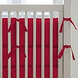 Carousel Designs Solid Red Crib Bumper by Carousel Designs