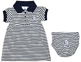 クリエイティブニットウェア大学のConneticut HuskiesストライプGame Day Dress With Bloomer カラー: ブルー