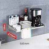 WENZHE キッチン収納りキッチンラック収納棚 壁掛け式キッチンラックワゴン 多機能 オーブンラック ステンレス鋼、 8のスタイル ( サイズ さいず : 600*270cm )