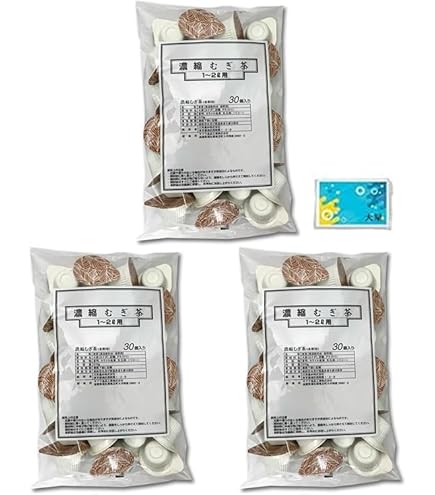 Amazon | 三井農林 業務用 濃縮むぎ茶 30個入×3袋セット （麦茶
